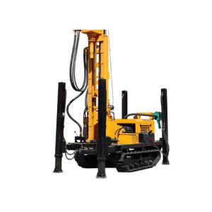 Water Well Crawler Pneumatic Drilling Rig Machine 400m