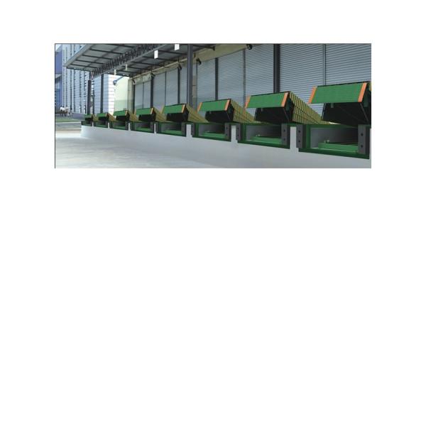 Buy 8 Ton Hydraulic Dock Leveler DC24V Stationary Hydraulic Dock Plate For Truck at wholesale prices