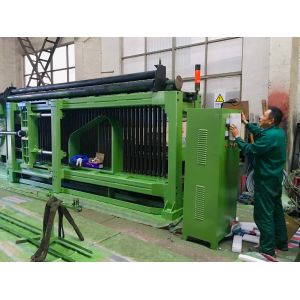 PLC Control 4mm Weaving Galvanized Wire Net Making Machine
