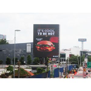 SMD1921 P4 LED Outdoor Advertising Screens , LED Video Wall Panels 1/8 Drive