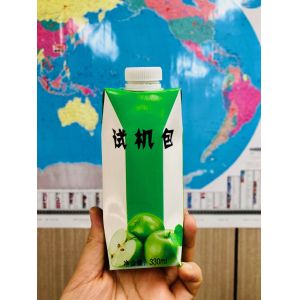 Quality 330ml Prisma Multilayer Laminated Aseptic Packaging Material for Juice for sale