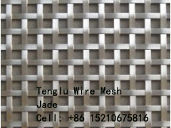 Flat Wire Square Wire Mesh for Decorative/Flat Wire Woven Mesh/Decorative