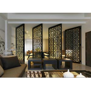 Rust Proof Decorative Metal Panels , Delicate Indoor Privacy Screen Solid