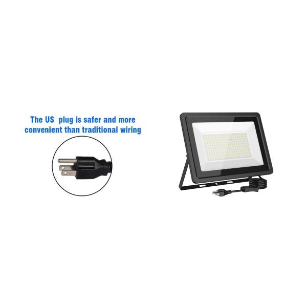 Daylight White Waterproof LED Flood Light 200W 20000LM IP66 ETL Approved