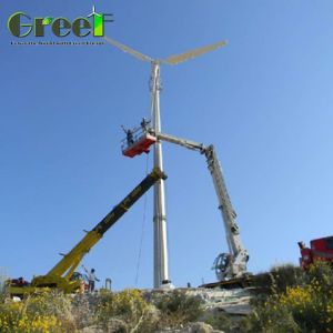 Active Yaw System IP54 Protection Horizontal Axis Wind Generator For Low