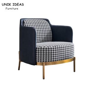 Living Room Set Modern Sofa Single Seater Armchair Royal Upholstery Fabric