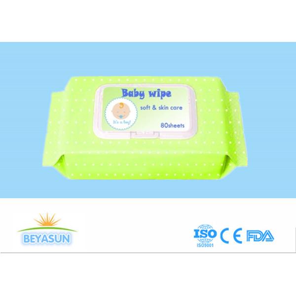 Buy 100 Pcs Disposable Wet Wipes , Biodegradable Baby Wipes CE / ISO Passed at wholesale prices