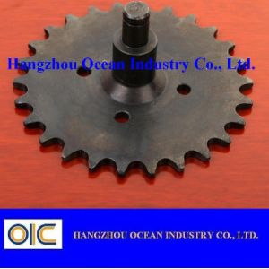 Blackened Steel Sprocket Wheel Shaft