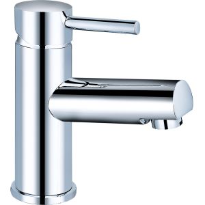 Stylish Modern Chrome Single Handle Basin Mixer Tap Faucet T8202