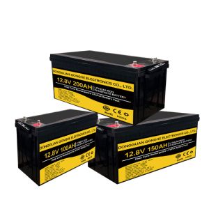 Waterproof Deep Cycle Lithium Ion Battery Cells Rechargeable 12.8v 100ah