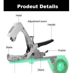 Tapetool Grape Tomato Cucumber Branch Tying Machine ABS Steel Material