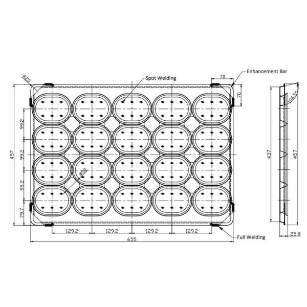 Rk Bakeware China-Aussie Meat Pie Pallet Tray
