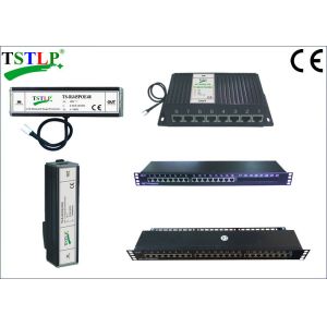1000 MBits / S Cat6 POE Lightning Surge Protector Ethernet Port For Network