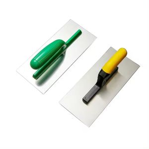 Carbon Steel Flat Finishing Drywall Trowel Trapezoid Shaped Stainless Steel