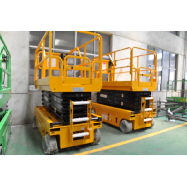 Quality Compact Design 12m Self Propelled Electric Scissor Lift Aerial Working Table With Long Using Period for sale