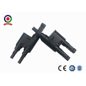 PC Insulation Solar Branch Connector IP67 Stable Electrical Properties 4000W