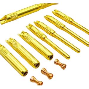 Custom Metal Bronze Lantern Shrapnel Terminal Connector Banana Plug Terminal for