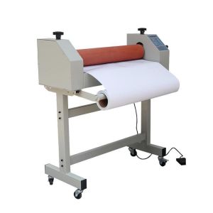 China Max 8mm Laminating Thickness Electric Laminating Machine with Foot Pedal Control on sale