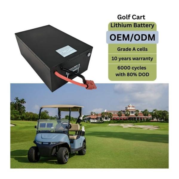 Buy Custom Made Golf Cart Lithium Battery Pack 48V160AH With Anderson Socket at wholesale prices