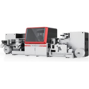 China Multi Functions Digital Label UV Printing and Varnishing Machine on sale