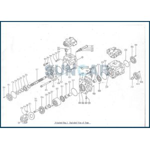 2437U188S530 Main Pump Seal Repair Kit Fits Kobelco SK115SRDZ