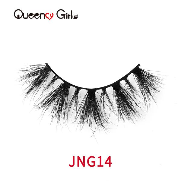 Buy Recyclable Luxury Mink Eyelashes , Handmade 15mm Mink Lashes at wholesale prices