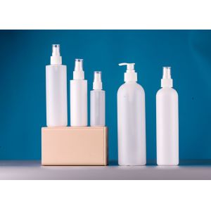 Refillable Plastic PE 150ml Pump Bottles For Lotion Cosmetic Packaging