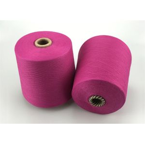 Cone Dyed 20s 30s Polyester Spun Yarn For Socks And Circular Knitting
