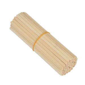 JFB Bulk Bamboo Stir Sticks Tea Stirring With Round Head