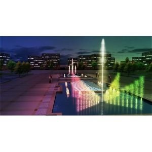 portable simple and convenient musical water fountains for wedding decorations