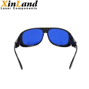 New Design 590nm-690nm Laser Protection Safety Glasses Mirror Feet Can Rotated