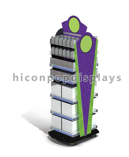 Buy Metal Floor Standing Gondola Retail Display Shelving Free Design For Supermarket at wholesale prices