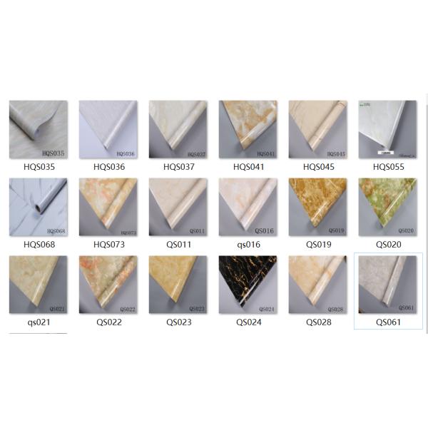 Kitchen Cabinets Countertop Furniture Stickers PVC Marble Contact Paper Vinyl Self Adhesive Wallpaper with Glossy Surface