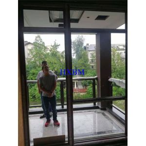 Airtightness Powder Coat Aluminum Casement Windows Apartment Project