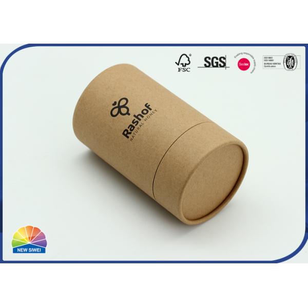 Eco Friendly Cosmetics Cardboard Tube Containers Matte Varnishing