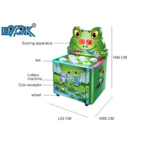 New Hit Frog Kids Coin Operated Whack A Mole Hitting Crazy Frog Hammer Game