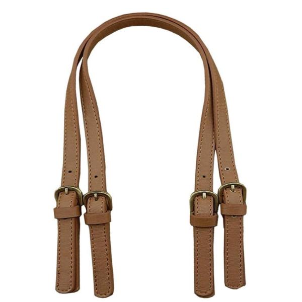 Buy Brown Leather Purse Shoulder Adjustable Bag Straps Replacements 39in ODM at wholesale prices