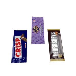 Custom Printed Food Grade Back Side Sealed Sachet Snack Energy Bar Wrapper