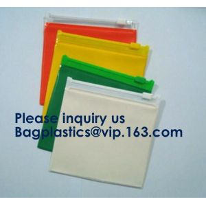 Slider Zip Lock Grip Seal Custom Size Logo PVC Slider Closure Mat Zipper Bag