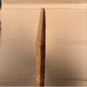 300*300mm Standard Size Frist-Layer Fir Bark tiles with Cork Back for Wall