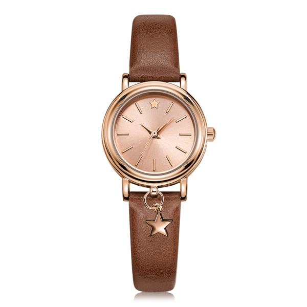 Quartz Pc21 Womens Fashion Watch Leather Fancy Waterproof 30mm