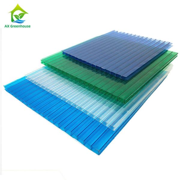 Buy 4-12mm Thick Steeple Greenhouse Cover Materials Corrugated Plastic Greenhouse Panels at wholesale prices