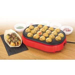 20 Holes Electric Takoyaki Maker , Japanese Takoyaki Electric Grill