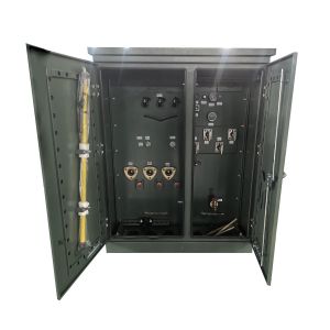 225Kva Pad Mount Three Phase Oil Immersed Distribution Transformer 4160V To 480V