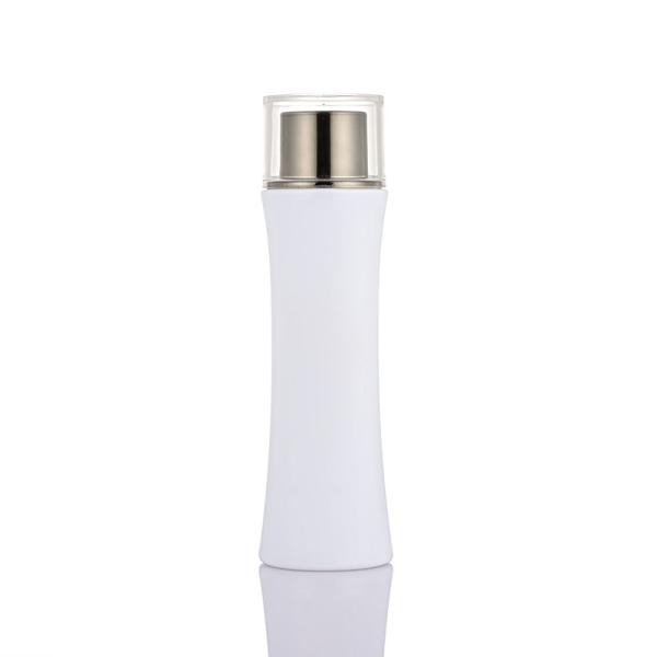 Buy White Plastic Cosmetic Shampoo Lotion Bottle With Screw Cap at wholesale prices