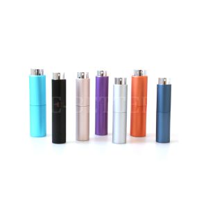 Oxidation aluminum case Handbag Refillable Twist And Spritz Atomiser