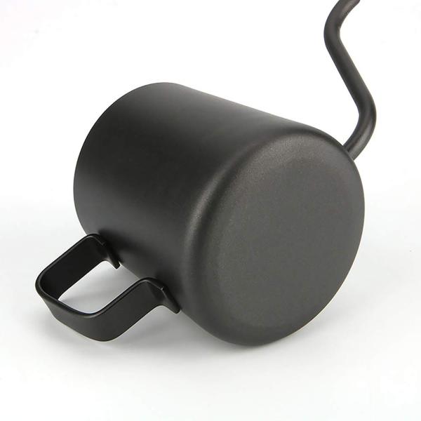 High End Matte Black Gooseneck Kettle Long Mouth Kettle Teapot