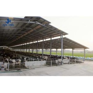 Q235B Heavy Structural Steel Prefabricated Metal Warehouse for Sheep Goat Cattle