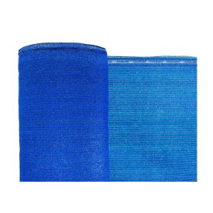 Blue / Dark Green Color Garden Shade Sail 150gsm Privacy Fence Netting With Loop