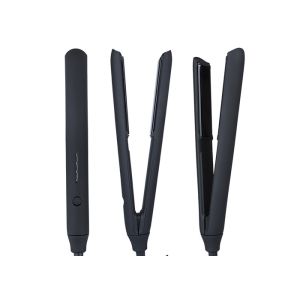 Titanium Plate 2 In 1 Hair Curling Iron Hair Straightener With LED Display